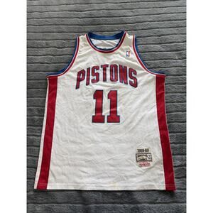 Nba Gold Isiah Thomas 11 Pistons Mitchell And Ness Swingman Jersey READ DESCRIPT